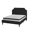 Flash Furniture Queen Size Black Fabric Platform Bed with Mattress SL-BM10-7-GG - alternate 10